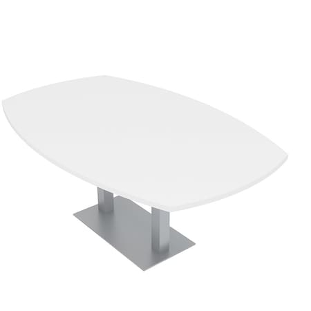 Skutchi Designs 45 in W, 72 in L, 29 in H, Engineered Wood Top, White HAR-ABOT-46X72-DOU-XD09